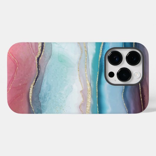 Hoesje-Mate iPhone-draagtas voor Agate Pattern Case-Mate iPhone Case (Achterkant (horizontaal))