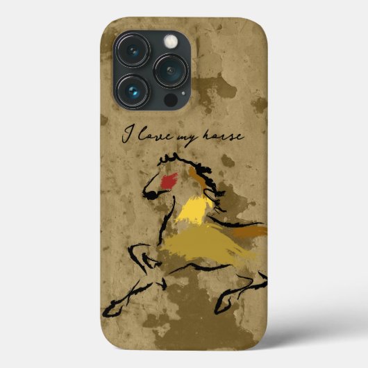 Hoesje-Mate iPhone-draagtas voor paardenraces Case-Mate iPhone Case (Achterkant)