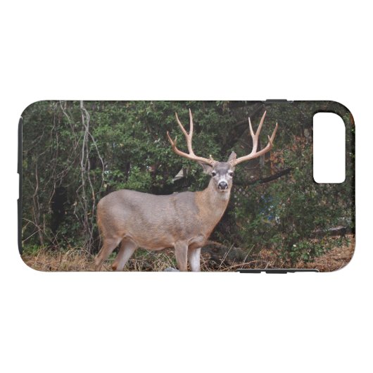Hoesje-Mate Tough plus iPhone 7 Hoesje Wilde Buck (Achterkant (Horizontaal))