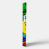 Hoesje-Mate Tough Xtreme iPhone X Hoesje HAPPY MON (Achterkant / Rechts)