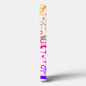 Hoesje-Mate Tough Xtreme iPhone X Hoesje HAPPY MON (Achterkant / Links)