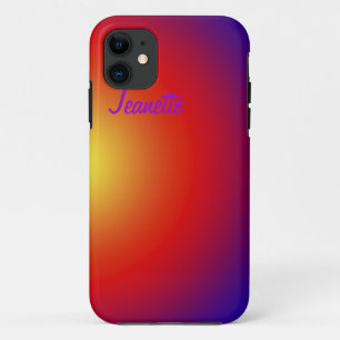 Hoesje-Mate Vibe iPhone Case, Wilde kleuren 11 Hoesje