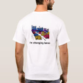 Hoesje me! Ik verander van baan T-shirt (Achterkant)