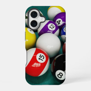 Hoesje met biljartballen iPhone 16 hoesje