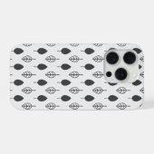 hoesje met bladeren iPhone hoesje (Achterkant horizontaal)