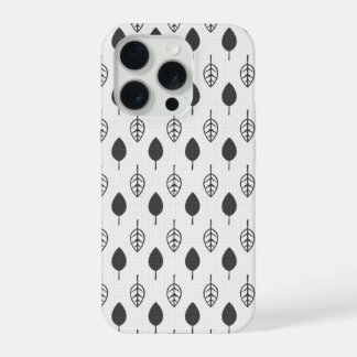 hoesje met bladeren iPhone 15 pro case