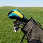 Hoesje met de vlag van Bahama's Golfheadcover (Insitu)