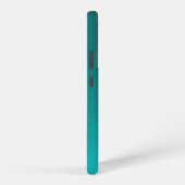 Hoesje met een blauwe glanzende faux metaal samsung galaxy hoesje (Rechterkant)