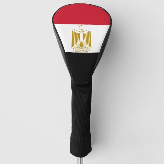 Hoesje met Egyptische vlag Golfheadcover (Voorkant)