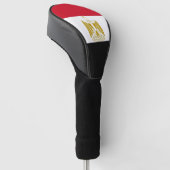 Hoesje met Egyptische vlag Golfheadcover (Schuin)