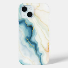 Hoesje met geborsteld metaal en graniet voor iPhon