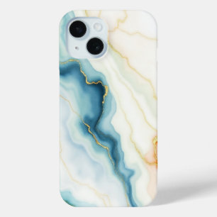 Hoesje met geborsteld metaal en graniet voor iPhon
