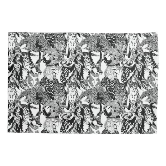 Hoesje met houtsbadge Pillow Kussensloop (Achterkant)