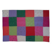 hoesje met kleurrijke patchwork kussensloop (Voorkant)