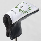 Hoesje met Laurel Wreath en Golf Bag Golfheadcover (3/4 voorkant)