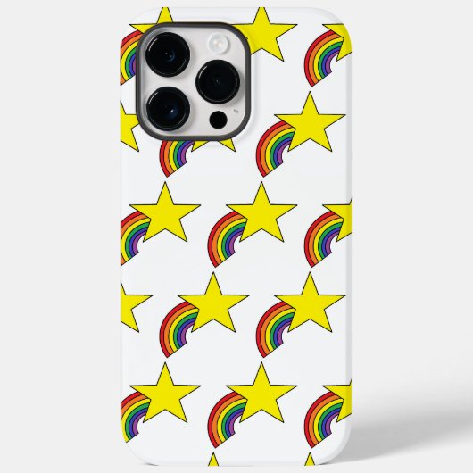 Hoesje Met Regenbogen en Gele Sterren (Achterkant)