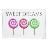 Hoesje met ronddraaiende Lollipops Pillow Kussensloop (Voorkant)