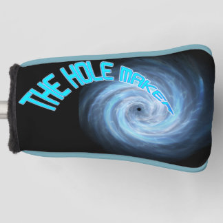 Hoesje met ronde kop, zwart gat golfheadcover
