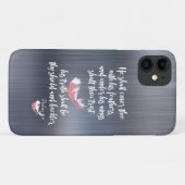 Hoesje met Zijn Veren Psalmen KJV Bijbelvers (Achterkant (horizontaal))