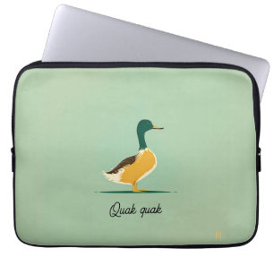 Hoesje Mint Duck-laptop Laptop Sleeve