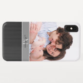 Hoesje: Monogram & foto Case-Mate iPhone Case (Achterkant (horizontaal))