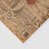  Hoesje muziek en Roos Shabby Chic Decoupage Tissuepapier (Detail)