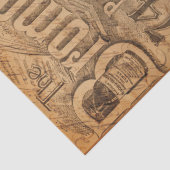  Hoesje muziek en Roos Shabby Chic Decoupage Tissuepapier (Detail)