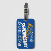 Hoesje NAAM TAG Trumpet Bagagelabel (Voorkant (verticaal))