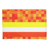 Hoesje Oranje Rode Geel Kussensloop (Voorkant)