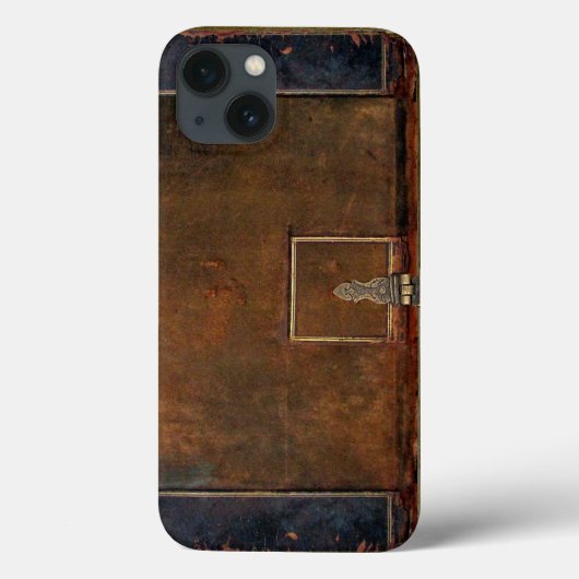 Hoesje oud lederboek (Achterkant)