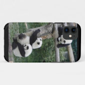 Hoesje Pandas iPhone5/5s afspelen (Achterkant (horizontaal))