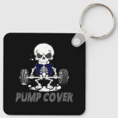 Hoesje pomp Pump Funny Gymer Sleutelhanger (Achterkant)