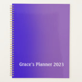  Hoesje prachtige Paarse gradiënt Planner (Voorkant)