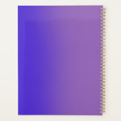  Hoesje prachtige Paarse gradiënt Planner (Achterkant)