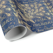 Hoesje Pride and Prejudice Jane Austen Peacock Cadeaupapier (Rol Hoek)