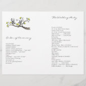 Hoesje programma voor vogelgeel en grijs (Achterkant)