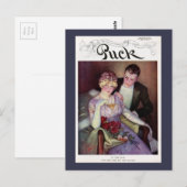 Hoesje  Puck Magazine - bij het spelen Briefkaart (Voorkant / Achterkant)