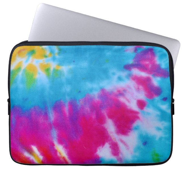 hoesje regenboogdasje laptop sleeve (Voorkant)