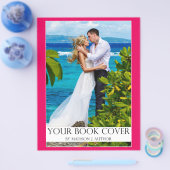 Hoesje romance Schrijver Boek | Auteur Foto achter Flyer (Enkel)