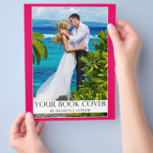 Hoesje romance Schrijver Boek | Auteur Foto achter Flyer (Hand)