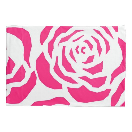 Hoesje roze luipaard kussensloop (Achterkant)