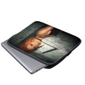 Hoesje schaduwlaptop wissen laptop sleeve (Voorkant onderkant)