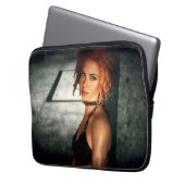 Hoesje schaduwlaptop wissen laptop sleeve (Voorkant Links)