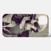 Hoesje schedel en Roos iPhone 6 (Achterkant (horizontaal))