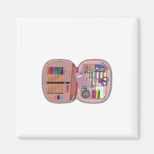 Hoesje schoolpotlood magneet (Voorkant)