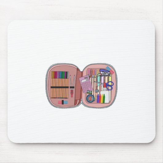 Hoesje schoolpotlood muismat (Voorkant)