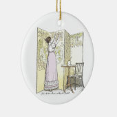 Hoesje Screens Jane Austen Pride and Prejudice Keramisch Ornament (Rechts)