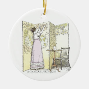 Hoesje Screens Jane Austen Pride and Prejudice Keramisch Ornament