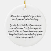 Hoesje Screens Jane Austen Pride and Prejudice Keramisch Ornament (Achterkant)