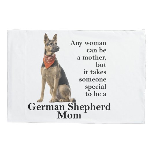 Hoesje Shepherd Mam Pillow Kussensloop (Achterkant)